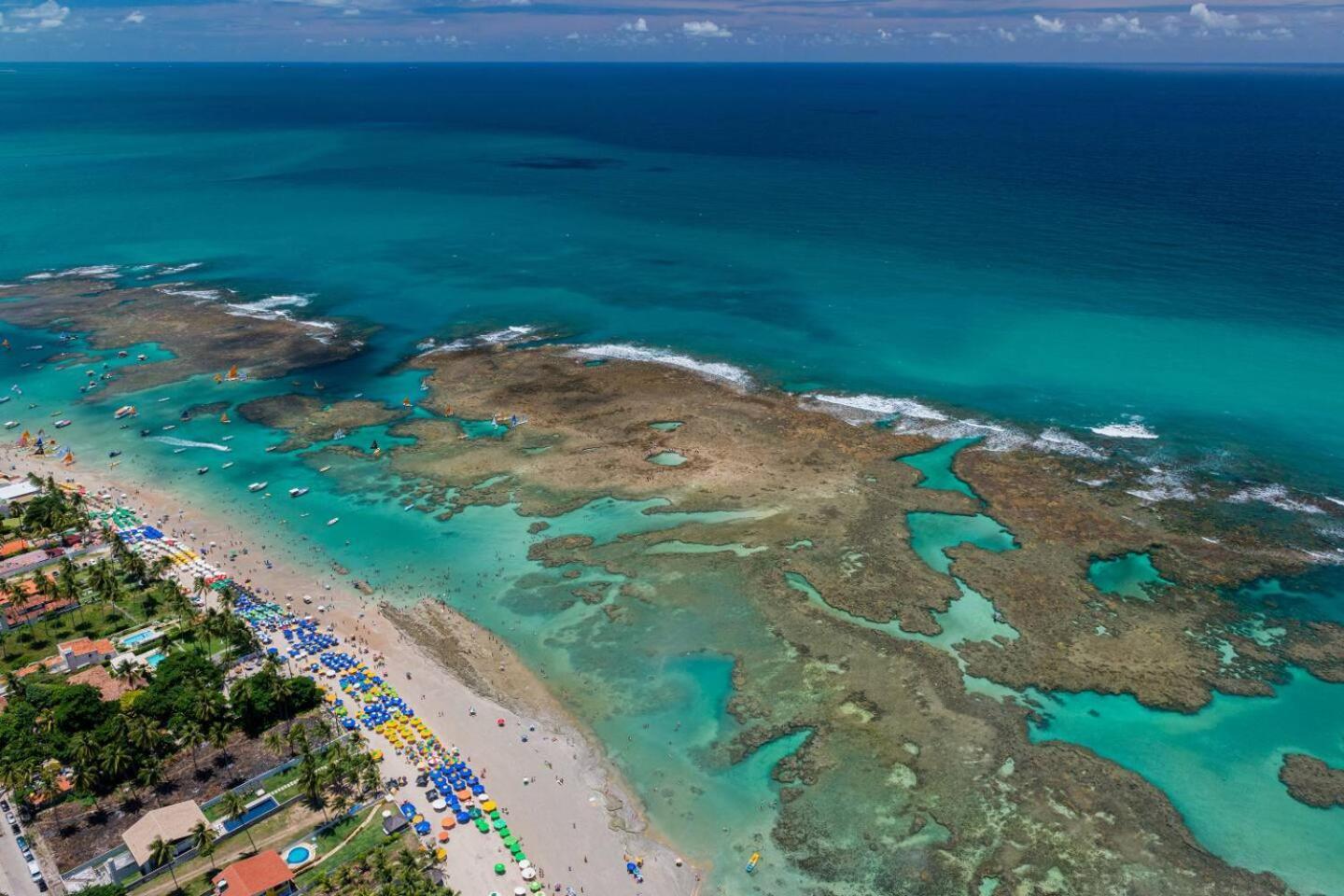 Studio Em Porto De Galinhas - Vista P Piscina Buitenkant foto